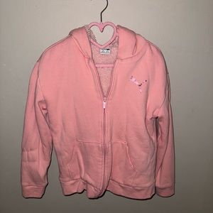 Puma, girls Sherpa zip up sweater size medium 8-10